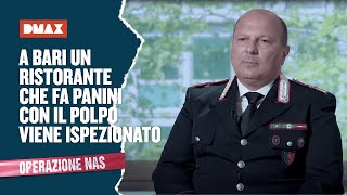 A Bari un ristorante che fa panini con il Polpo viene ispezionato  Operazione NAS [upl. by Diantha]