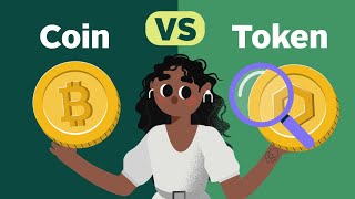 Coins VS Tokens Whats the Difference  3min crypto [upl. by Moitoso572]