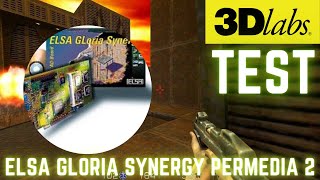 ELSA Gloria Synergy  3DLabs Permedia 2 PCI  Test [upl. by Danica]