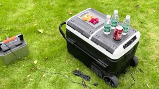 12V Portable Car Fridge 42 Quart40L  Elecwish [upl. by Iba]