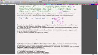 Discrete Math 1  Tutorial 1  Rule of Sum and Rule of Product [upl. by Kearney]