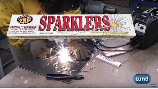 Welding with Sparklers AMAZING WHAT HAPPENS [upl. by Etyam574]