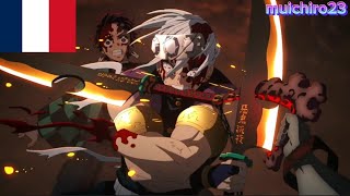 le combat TENGEN vs Gyutaro 🤩🤩 en VF 🇫🇷🇫🇷démon slayer saison 2 [upl. by Jordon]