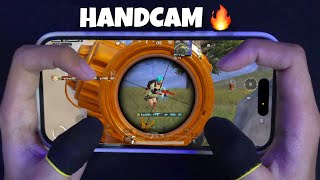 Best HANDCAM 4 Finger  Gyroscope  iPhone 14 Pro ❤️ PUBG Mobile [upl. by Salokkin]