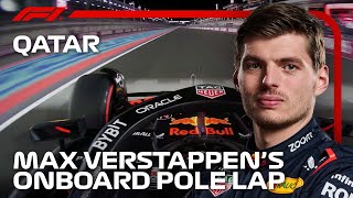 Max Verstappens Pole Lap  2024 Qatar Grand Prix  Pirelli [upl. by Arel]