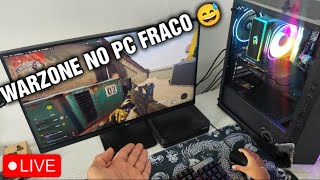 WARZONE NO PC FRACO🔴 [upl. by Atiuqahs]