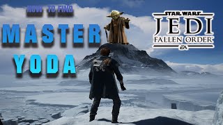 HOW TO FIND MASTER YODA  RAREST EASTER EGG  JEDI FALLEN ORDER [upl. by Nidroj990]