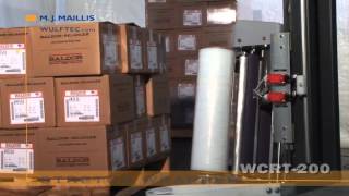 Wulftec WCRT 200 Automatic Rotary Arm Stretch Wrapper Video [upl. by Ojyma259]