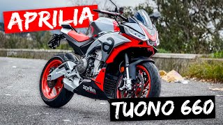 VALE QUANTO COSTA  Recensione Aprilia TUONO 660 [upl. by Korb]