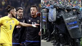 Kosovo vs Romania Match Abandoned Due to Discriminatory Chants [upl. by Igal]