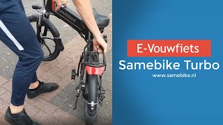 Elektrische Vouwfiets  Samebike Turbo 🚗🏠 [upl. by Lesslie429]