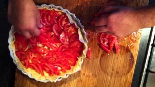 Tarte à la tomate [upl. by Ocker]