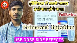 PRIMACORT INJECTION FULL REVIEW IN HINDI  बच्चे को घरघराहट और माथा समस्या में दिया जाने वाला INJ [upl. by Ssalguod]