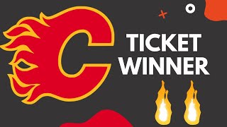 Nov 19 CALGARY FLAMES CONTEST WINNER [upl. by Killian]