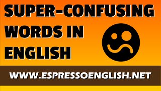 16 SuperConfusing Words in English [upl. by Sabine]