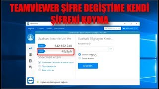 Teamviewer Şifre Degiştirme  Kendi Şifreni Koyma [upl. by Ansev]