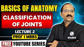 Classification of Joints  Basics of Anatomy  Dr Pradeep Pawar [upl. by Tsiuqram]