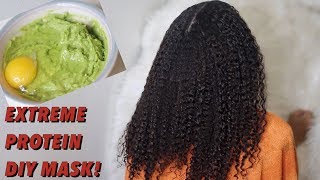 Extreme Deep Conditioning Protein Treatment for Rapid Hair Growth and Damaged Hair  Natural Hair [upl. by Airan]