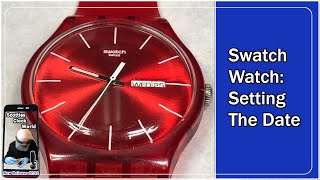 How To Set Swatch Watch Date [upl. by Boleyn]