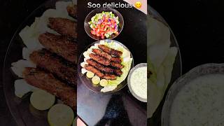 Beef seekh kabab recipe 😋food asmr recipe reels [upl. by Hun]