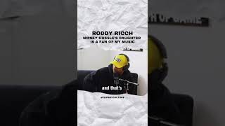 Roddy Ricch  Nipsey Hussle was a real one☝🏾 [upl. by Abercromby]