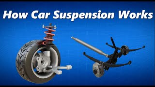 How Car Suspension Works Car Suspension Components Animation and Different Types of Suspension [upl. by Nahtam]