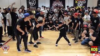 KIDS BEST 8 ④｜Baby Konkrete vs Miss Twiggz｜EBS JAPAN 2018｜20180805 [upl. by Eilema]