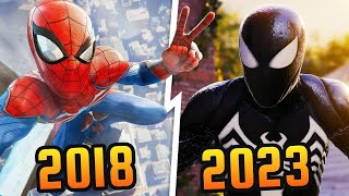 Evolution of Marvel’s SpiderMan 20142023 [upl. by Atnoek]