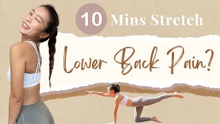 10 mins Lower Back Stretches ✨l Better Sleep for Sure 💤 [upl. by Shara477]