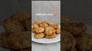 🍪Galletas de avena🍪 saludables en la air fryer 🔥🌟 [upl. by Glinys533]