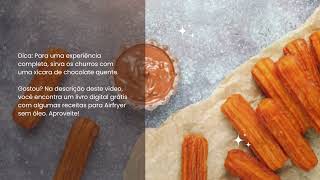 Receita de Churros na Air fryer Fácil de Fazer [upl. by Amargo371]