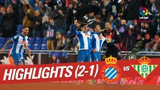 Resumen de RCD Espanyol vs Real Betis 21 [upl. by Ensoll]