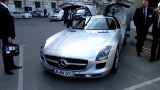 Mercedes AMG SLS V8 62l Gullwing Travel with Manfred [upl. by Otrepur]