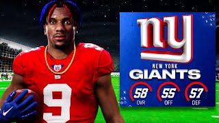 THE NEW YORK GIANTS Madden 25 Franchise EP1 [upl. by Auqemahs]