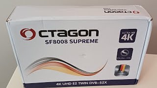 Octagon SF8008 Supreme 4K Enigma2 Linux Uydu Alıcı [upl. by Aretta]