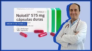 🧧¿Es PELIGROSO el NOLOTIL metamizol✨Efectos secundarios✨ [upl. by Yuh]