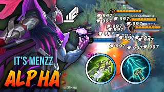 Finally🤯 Alpha One Hit Delete Build is Here Top Global Alpha Best Build amp Emblem [upl. by Eatnwahs]