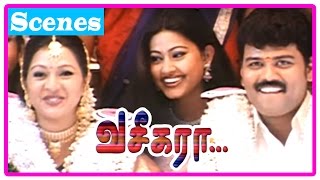 Vaseegara Tamil Movie  Scenes  Gayatri and Sriman get married  Vijay tricks Sneha [upl. by Urbas59]