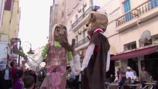 Parade marionnettes géantes du nord du Maroc  LARACHE [upl. by Beberg]