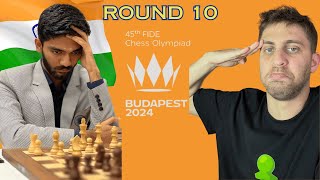 Chess Olympiad 2024 Recap Round 10 INDIA vs USA [upl. by Schuman]