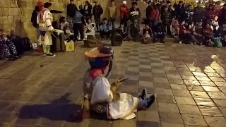 Traditional Peruvian Dance in Cusco Scissors Dance [upl. by Enait]