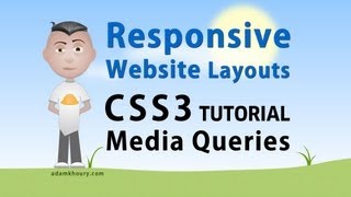 CSS3 Tutorial  Responsive Website Layout Media Queries CSS Stylesheets [upl. by Airrehs]