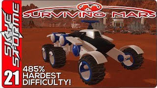 Surviving Mars Gameplay Ep 21 ►MARSGATE CONTINUES◀ 485 HARDEST DIFFICULTY PLAYTHROUGH [upl. by Atsirt]