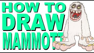 How to Draw Mammott From My Singing Monsters [upl. by Todd857]