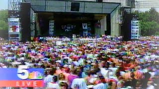 Televised 1993 Chicago Bulls Championship Celebration in Grant Park on NBC5 Chicago 🏀 🐂 🏆 [upl. by Nored]