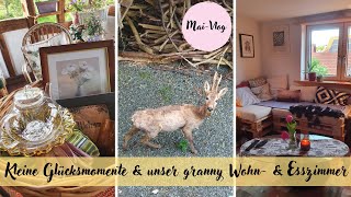 Urlaubsreif im Mai  Thift Haul  secondhand granny Wohn amp Esszimmer Roomtour  slow living vlog [upl. by Nauqel]