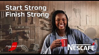 Start Strong Finish Strong 3  Make Your World  NESCAFÉ NG TV Commercial [upl. by Attirb]