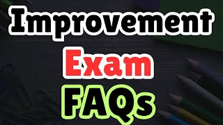 Improvement Exam 2024 Everything explained [upl. by Mchail]