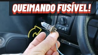 FUSÍVEL DO CARRO QUEIMANDO RESOLVIDO [upl. by Oiruam]