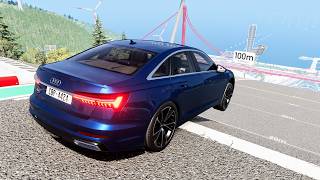 Epic High Speed Car Jumps 293 – BeamNG Drive  CrashBoomPunk [upl. by Ybrek]